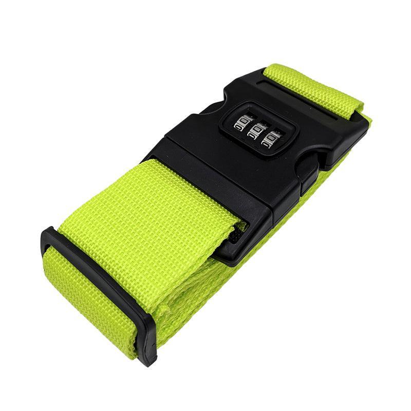Luggage Strap Code Password Travel Suitcase Secure Lock Safe Nylon Packing Belt - Red V528-LUGGAGESTRAP-RED-874470