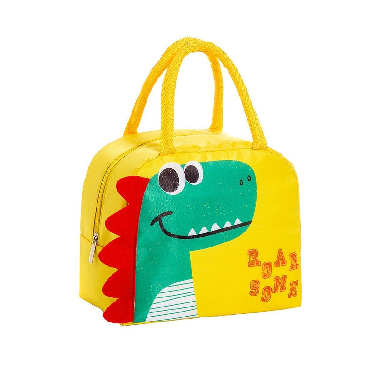 3D Bento Lunch Bag Cartoon Handbag Insulated Food Box Bag for Students LunchTote - Pink Rabbit V528-LUNCH-BAG-FSTZ-106421