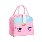 3D Bento Lunch Bag Cartoon Handbag Insulated Food Box Bag for Students LunchTote - Pink Panda V528-LUNCH-BAG-FSXM-539652
