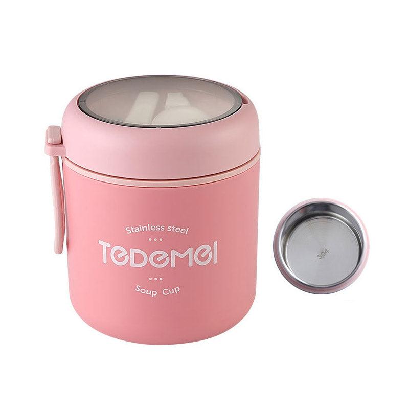 530ml Stainless Steel Insulated Lunch Box Portable Food Storage Mug Soup Meals - Blue V528-LUNCH-BOX-530ML-BLUE-109757