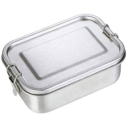 850ml Stainless Steel Square Bento Box Durable Leakproof Food Storage Container V528-LUNCH-BOX-850ML-607270