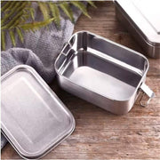 850ml Stainless Steel Square Bento Box Durable Leakproof Food Storage Container V528-LUNCH-BOX-850ML-607270