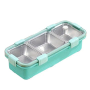 Stainless Steel Lunch Box Compartment Bento Box Food Container for Meal Prep Use - Green V528-LUNCH-BOX-GREEN-557498