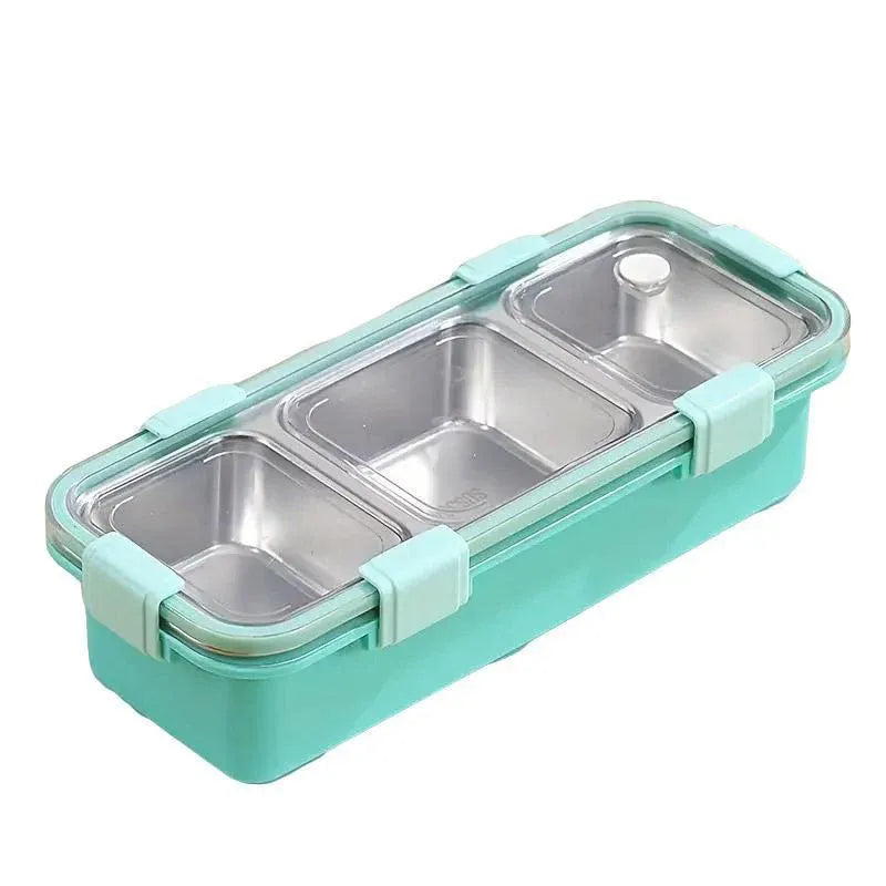 Stainless Steel Lunch Box Compartment Bento Box Food Container for Meal Prep Use - Green V528-LUNCH-BOX-GREEN-557498