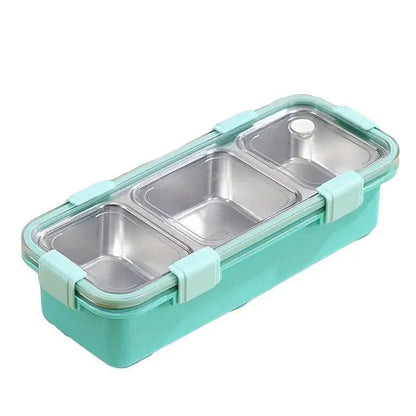 Stainless Steel Lunch Box Compartment Bento Box Food Container for Meal Prep Use - Green V528-LUNCH-BOX-GREEN-557498