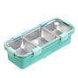 Stainless Steel Lunch Box Compartment Bento Box Food Container for Meal Prep Use - Green V528-LUNCH-BOX-GREEN-557498