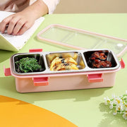 Stainless Steel Lunch Box Compartment Bento Box Food Container for Meal Prep Use - Green V528-LUNCH-BOX-GREEN-557498
