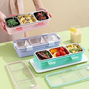 Stainless Steel Lunch Box Compartment Bento Box Food Container for Meal Prep Use - Green V528-LUNCH-BOX-GREEN-557498