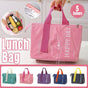 Large Capacity Lunch Bag Outdoor Picnic Aluminum Foil Portable Thermal Bag - Green V528-LUNCHBAG-GREEN-784469