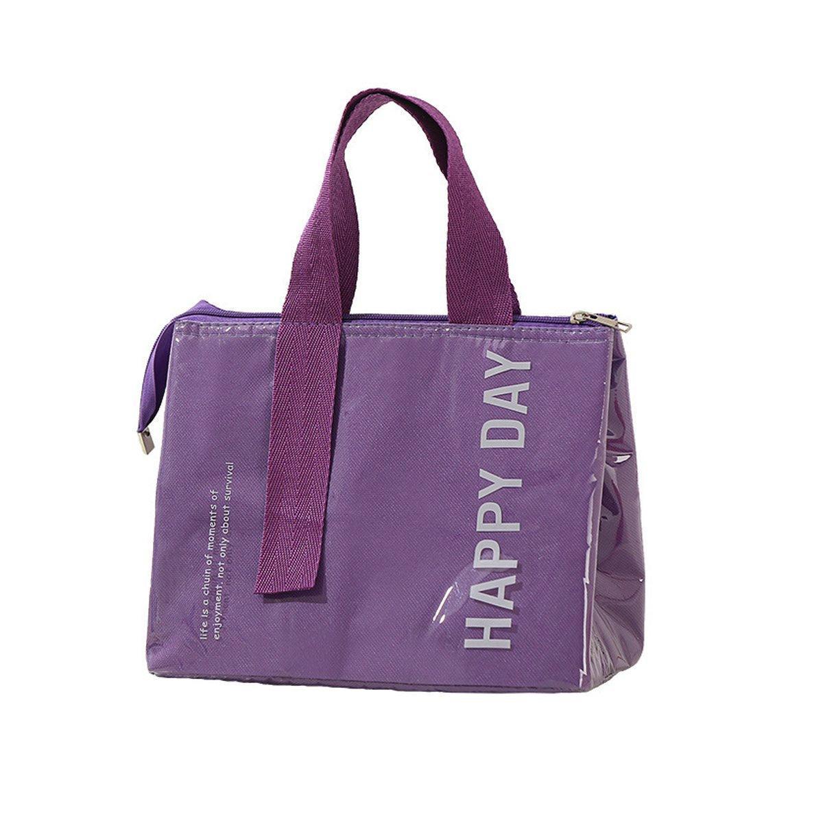Large Capacity Lunch Bag Outdoor Picnic Aluminum Foil Portable Thermal Bag - Grey V528-LUNCHBAG-GREY-576268