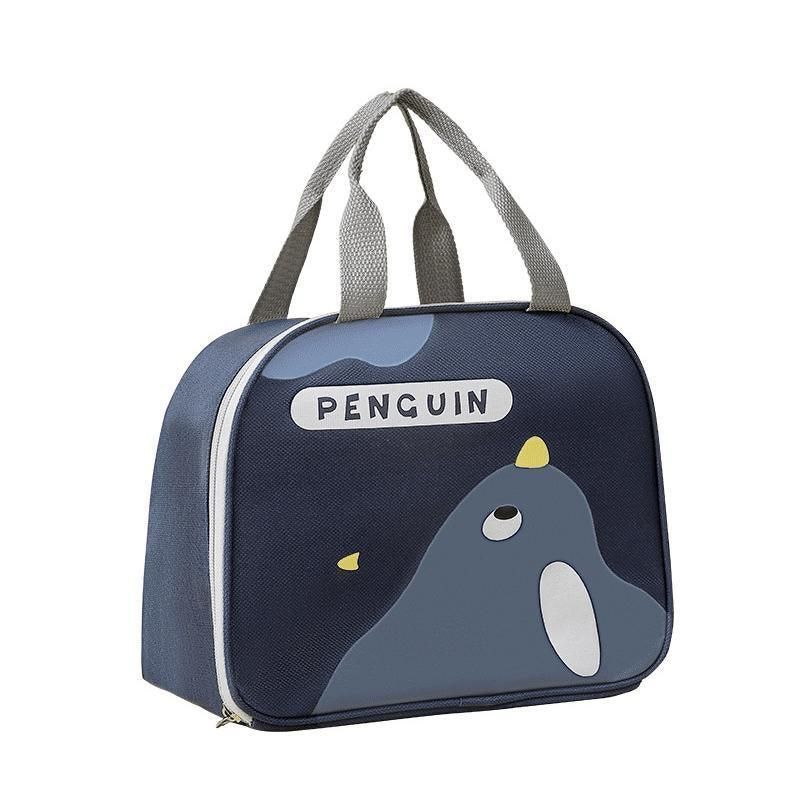 Cute Cartoon Lunch Bag Reusable Insulated School Lunch Box Cooler Tote Boy Girl - Navy V528-LUNCHBAG-NAVY-563732