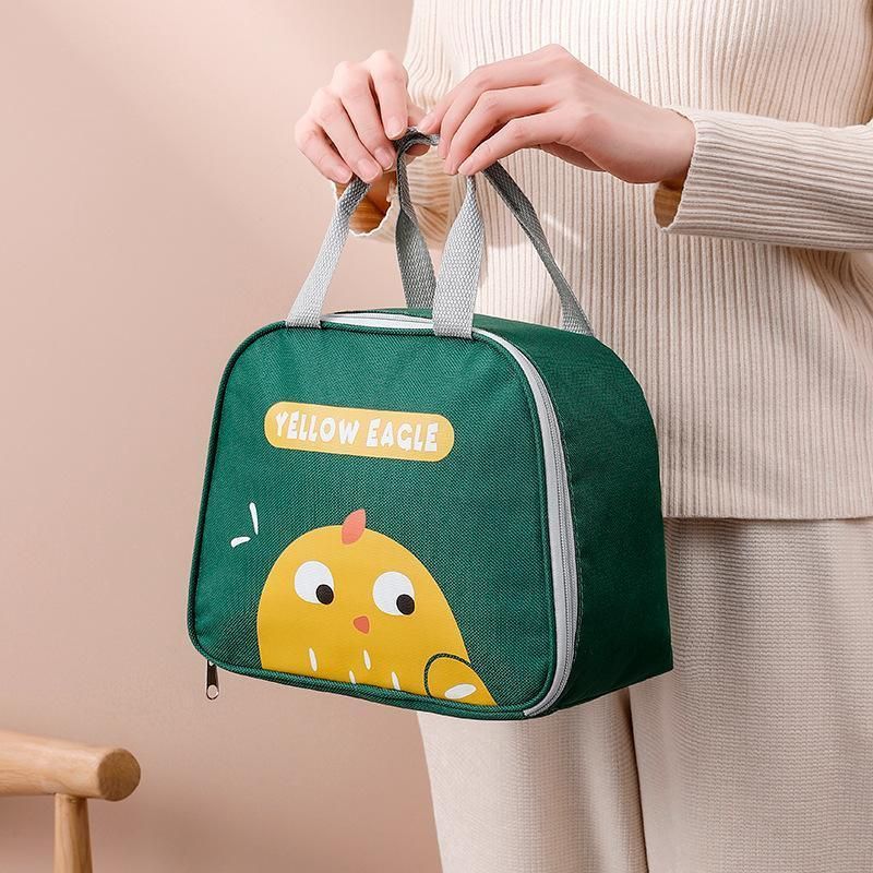Cute Cartoon Lunch Bag Reusable Insulated School Lunch Box Cooler Tote Boy Girl - Pink V528-LUNCHBAG-PINK-465096