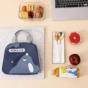 Cute Cartoon Lunch Bag Reusable Insulated School Lunch Box Cooler Tote Boy Girl - Pink V528-LUNCHBAG-PINK-465096