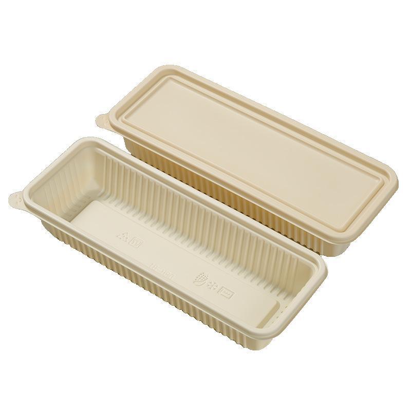 Biodegradable Corn Starch Meal Prep Containers Lids Durable Multi Compartment - C2A V528-LUNCHBOX-50PCS-D-C2A-110288
