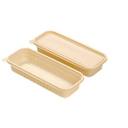 Biodegradable Corn Starch Meal Prep Containers Lids Durable Multi Compartment - C2A V528-LUNCHBOX-50PCS-D-C2A-110288