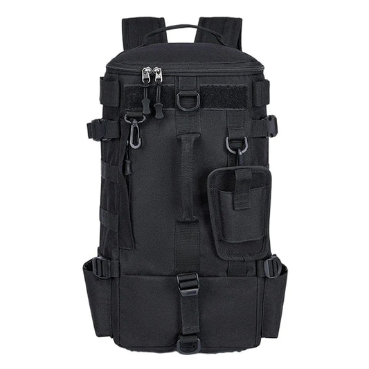 Waterproof Fishing Tackle Bag Large Capacity Multi Functional Shoulder Storage - Black V528-LURE-BACKPACK-BK-967378