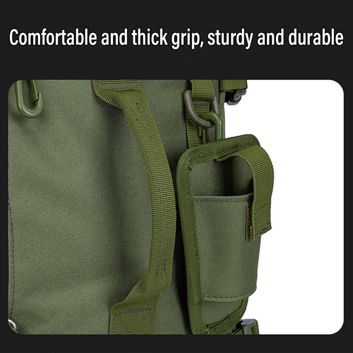 Waterproof Fishing Tackle Bag Large Capacity Multi Functional Shoulder Storage - Khaki Camouflage V528-LURE-BACKPACK-KH-CAMO-196645