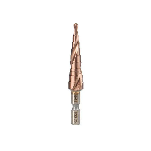 Hss M35 Cobalt Steel Step Cone Drill Bit Hole Saw Cutter 4-12/20/32Mm 5-21/27Mm - M35 Co 4-12mm V528-M35COBALTSTEELSTEP-412-986302