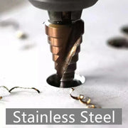 Hss M35 Cobalt Steel Step Cone Drill Bit Hole Saw Cutter 4-12/20/32Mm 5-21/27Mm - M35 Co 4-12mm V528-M35COBALTSTEELSTEP-412-986302