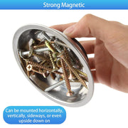 3 4 6 Inch Magnetic Parts Tray Set Stainless Steel Tool Bowl Organizer Holder V528-MAGNETIC-TRAY-3IN1-675640