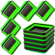 10PCS Silicone Magnetic Tool Tray Folding Storage Disk Screw Bolt Organizer V528-MAGNETIC-TRAY-GREEN-10IN1-595527