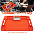 Silicone Tool Tray Silicone Tool Part Tray Organizer Workshop Garage Accessories V528-MAGNETIC-TRAY-ORANGE-429688
