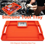 Silicone Tool Tray Silicone Tool Part Tray Organizer Workshop Garage Accessories V528-MAGNETIC-TRAY-ORANGE-429688