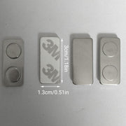 10x Magnetic Name Badge Tag Fastener Attachment Self Adhesive Strong Magnet NEW V528-MAGNETICBADGE-10PCS-431154