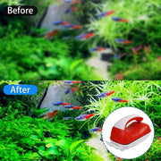 Double-Sided Aquarium Glass Cleaner Brush for Fish Tank Algae Removal S/M Size - M V528-MAGNETICBRUSH-M-435986