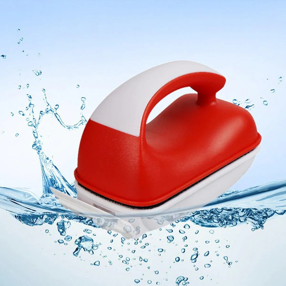 Double-Sided Aquarium Glass Cleaner Brush for Fish Tank Algae Removal S/M Size - S V528-MAGNETICBRUSH-S-863596