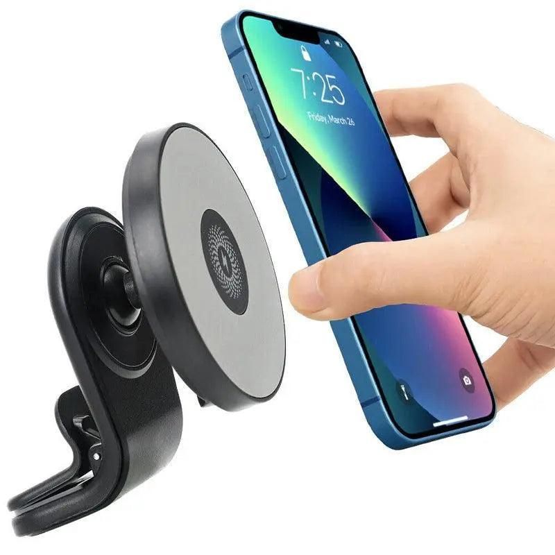 Wireless 15W Magnetic Car Mount Holder Charger For Iphone 13 12 Pro Max Magsafe - Black V528-MAGNETICCARMOUNT-BLACK-137471