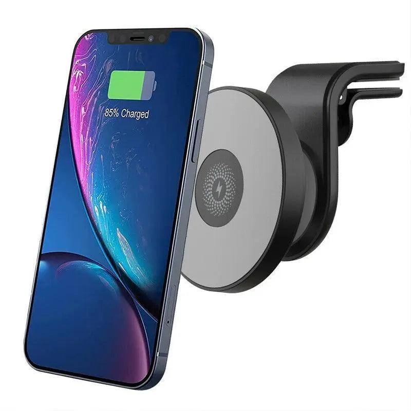 Wireless 15W Magnetic Car Mount Holder Charger For Iphone 13 12 Pro Max Magsafe - Black V528-MAGNETICCARMOUNT-BLACK-137471