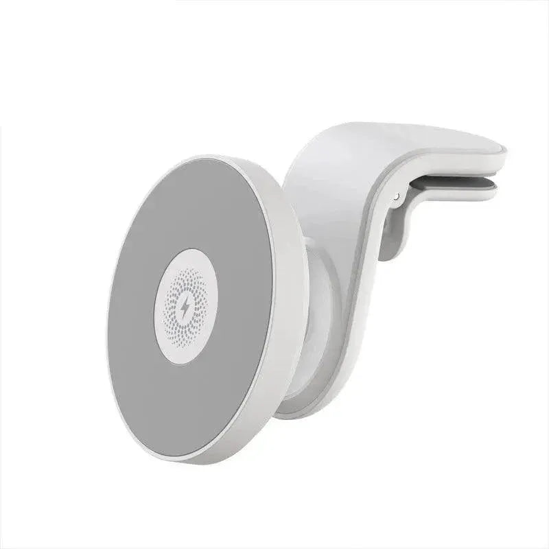 Wireless 15W Magnetic Car Mount Holder Charger For Iphone 13 12 Pro Max Magsafe - White V528-MAGNETICCARMOUNT-WHITE-839666