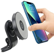 Wireless 15W Magnetic Car Mount Holder Charger For Iphone 13 12 Pro Max Magsafe - White V528-MAGNETICCARMOUNT-WHITE-839666