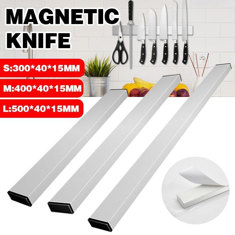 40/50cm Stainless Steel Magnetic Knife Rack Holder Knives Tool Shelf Magnet - 30CM V528-MAGNETICKNIFEHOLDER-30CM-455453