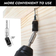 Pivoting Screwdriver Bit Holder Swivel Drill Adapter Tool for Impact Driver - Silver V528-MAGNETICPIVOT-SILVER-774428