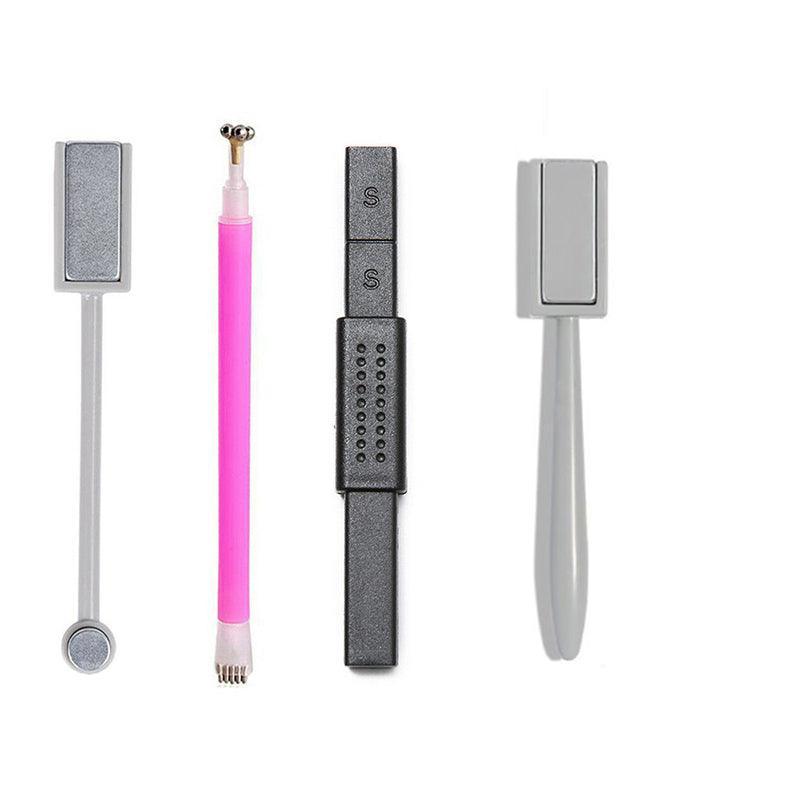 Nail Art Cat Eye Effect Stick for UV Gel Polish Design Tool for Manicure Styling Use - 1PC Strong Magnet V528-MAGNETSTICK-B-879875