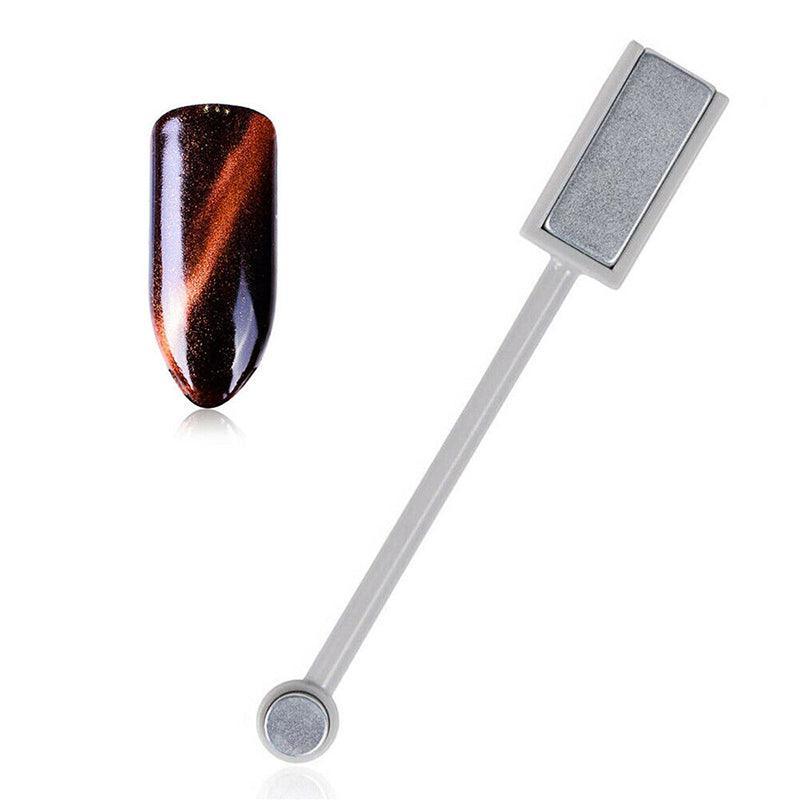 Nail Art Cat Eye Effect Stick for UV Gel Polish Design Tool for Manicure Styling Use - 1PC Double-Use V528-MAGNETSTICK-C-01455
