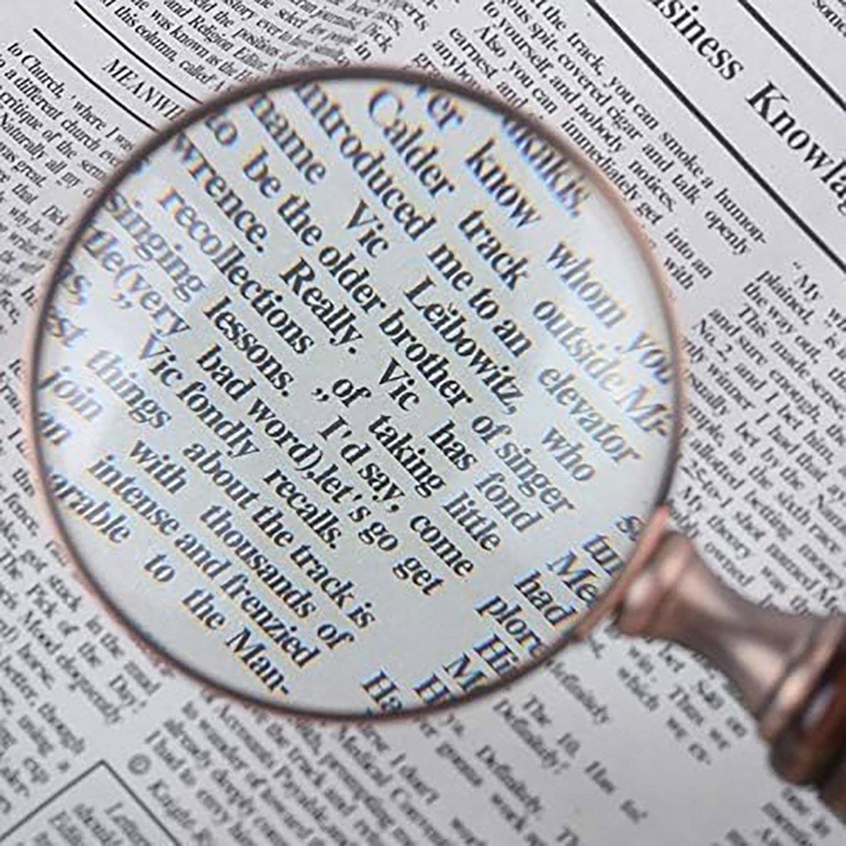 1PCS Vintage Ebony Handle Handheld Metal Magnifier Classical Nostalgic Gift Box V528-MAGNIFIER-644851