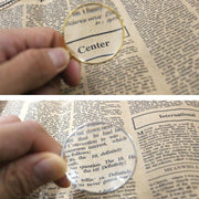 Monocle Lens Necklace 5x Magnifier Magnifying Glass Pendant Coin Gold Silver - Gold V528-MAGNIFYINGGLASS-GLOD-751091