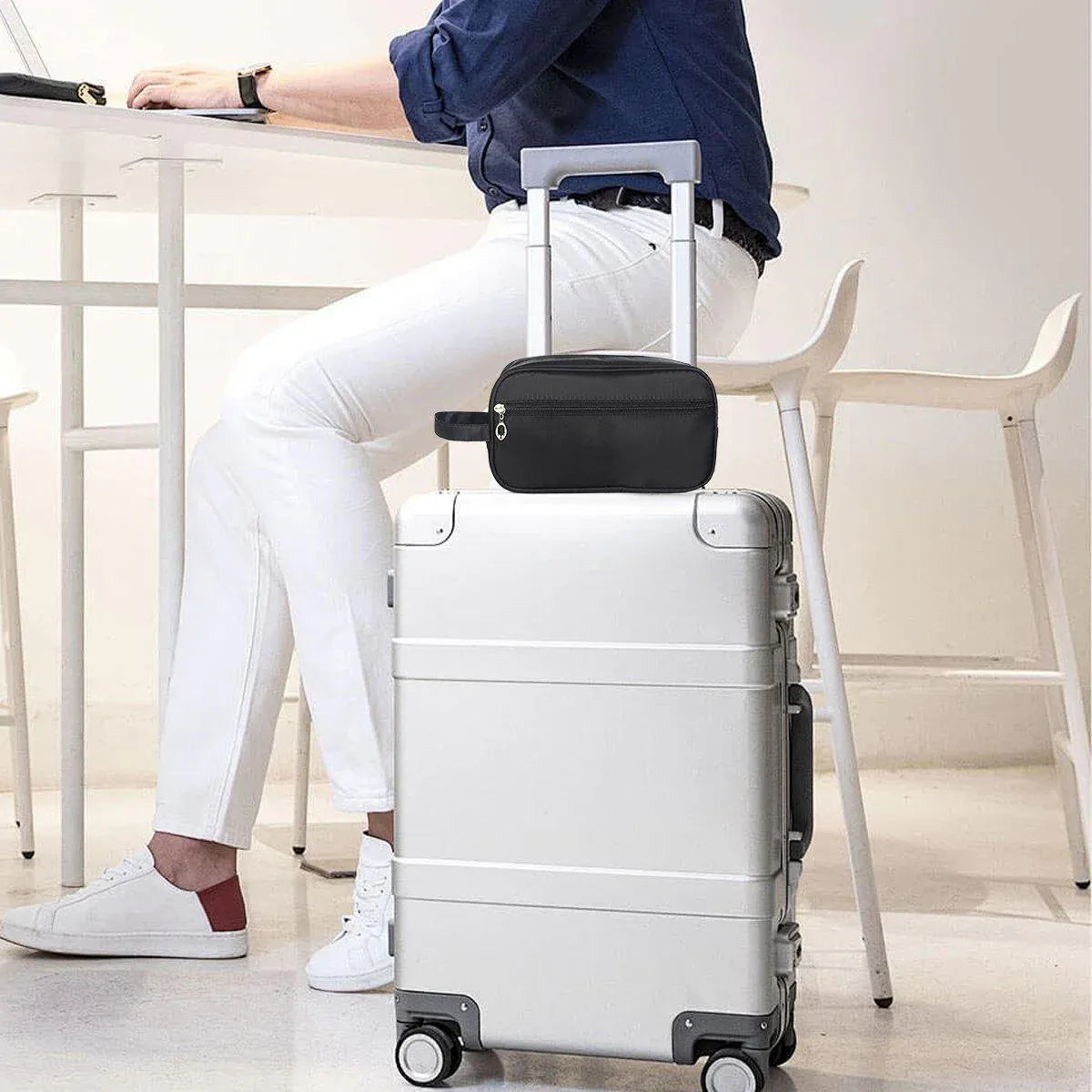Large Capacity Portable Travel Cosmetic Bag for Men Outdoor Storage 3 Colours - Black V528-MAKEUP-BAG-BLACK-142568