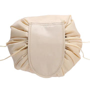 Portable Travel Makeup Bag Drawstring Cosmetic Pouch Lazy Storage Organiser Case - Orange Flower V528-MAKEUPBAG-BERLINFLOWER-68233