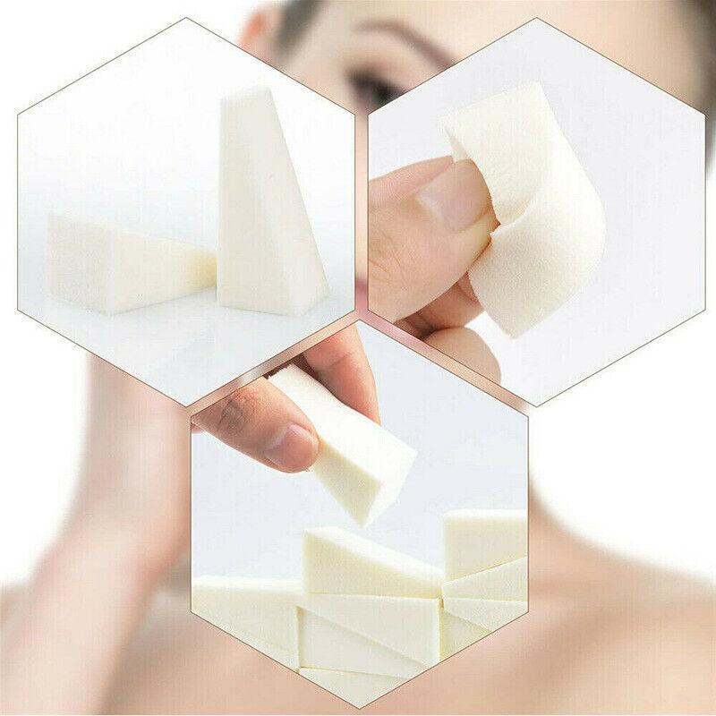 5/10 Makeup Sponge Cosmetic Wedges Nail Art Blend Foundation Contour Facial Puff - 40PCS
