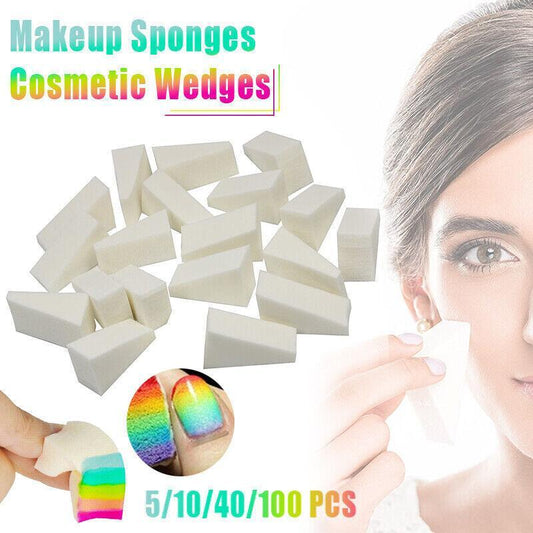 5/10 Makeup Sponge Cosmetic Wedges Nail Art Blend Foundation Contour Facial Puff - 5PCS V528-MAKEUPSPONGE-5PCS-412191