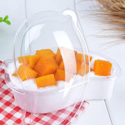 100PCS Clear Cake Boxes for Mousse Fruit Mango Layered Desserts Ice Cream Pastry V528-MANGO-BOX-100PCS-650256