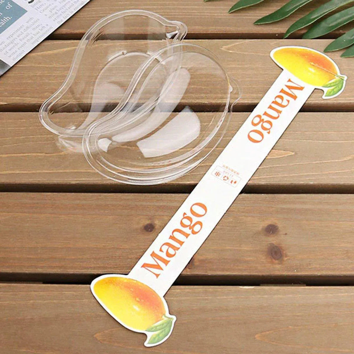 100PCS Clear Cake Boxes for Mousse Fruit Mango Layered Desserts Ice Cream Pastry V528-MANGO-BOX-100PCS-650256