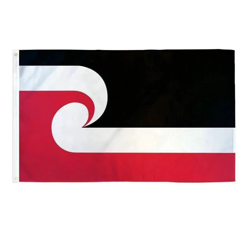 Large Maori Flag 90x150cm Tino Rangatiratanga NZ Flag Outdoor Polyester V528-MAORIFLAG-429749
