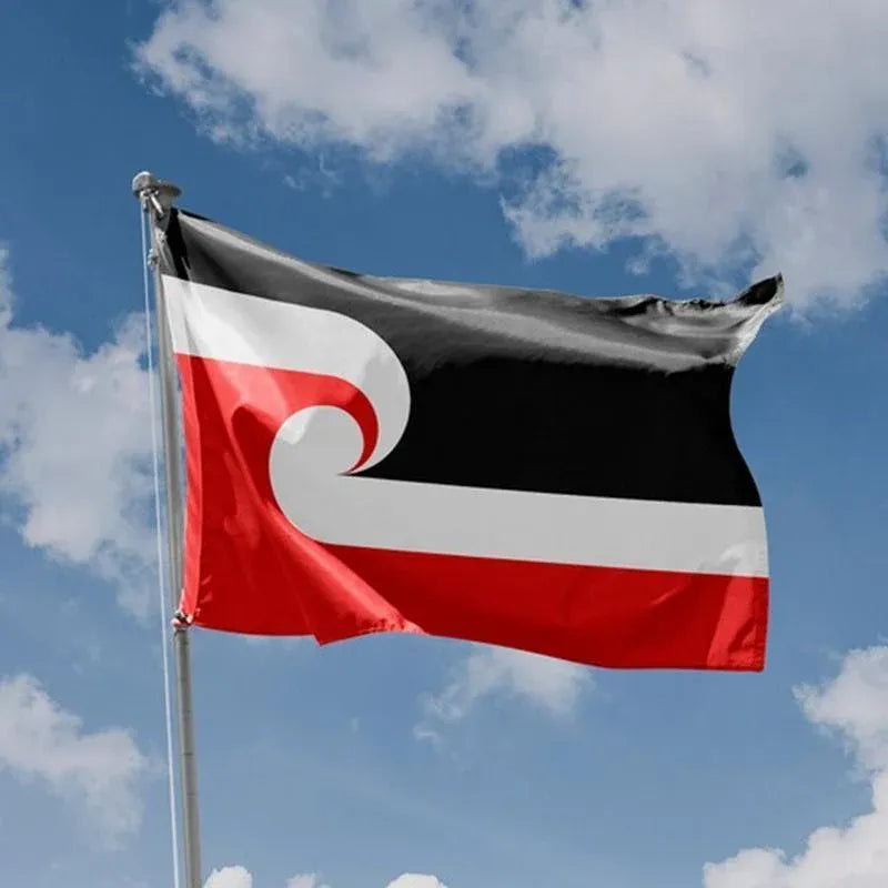 Large Maori Flag 90x150cm Tino Rangatiratanga NZ Flag Outdoor Polyester V528-MAORIFLAG-429749