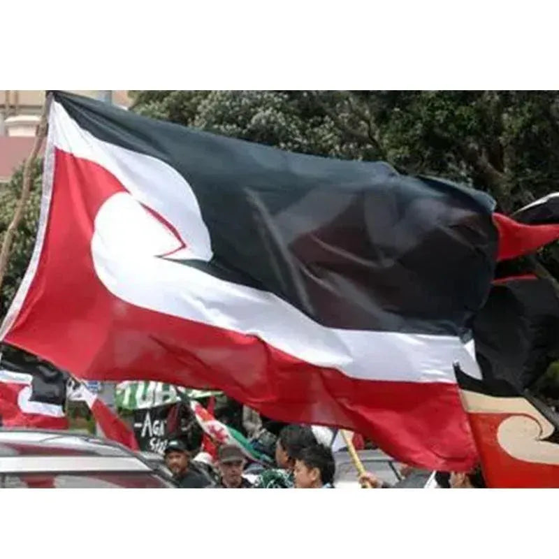 Large Maori Flag 90x150cm Tino Rangatiratanga NZ Flag Outdoor Polyester V528-MAORIFLAG-429749