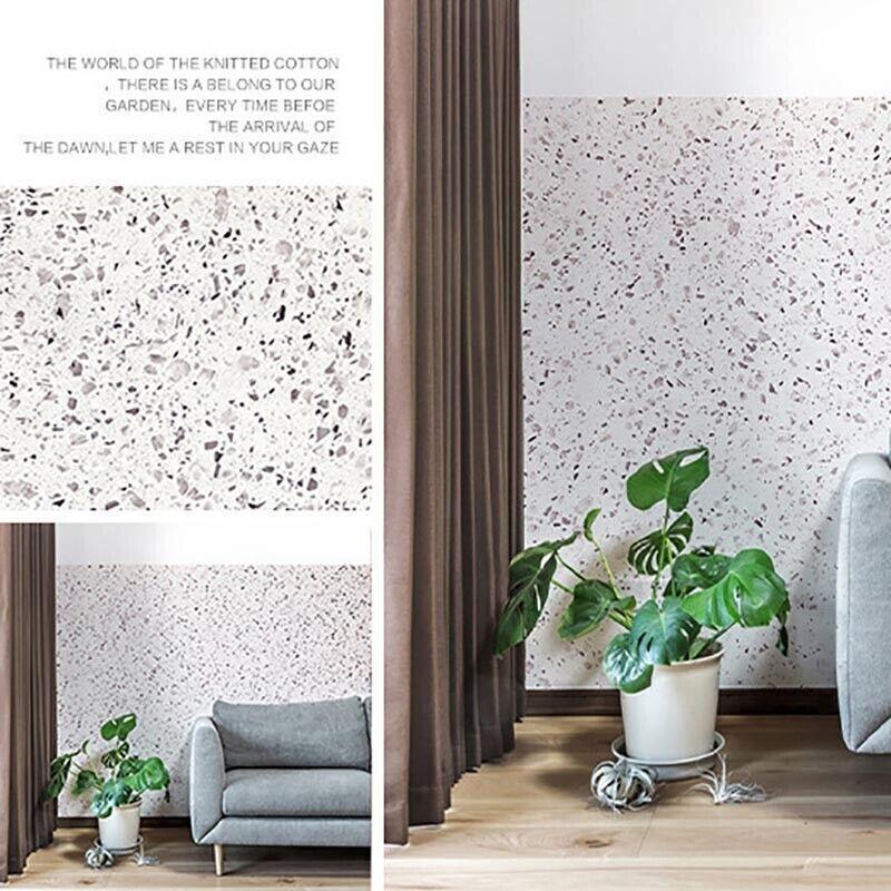 10M Marble Self-Adhesive PVC Wall Sticker Wallpaper Decor - Black Marble-A V528-MARBLESTICKER-HZ4010-207095